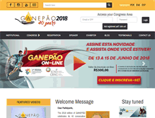 Tablet Screenshot of ganepao.com.br